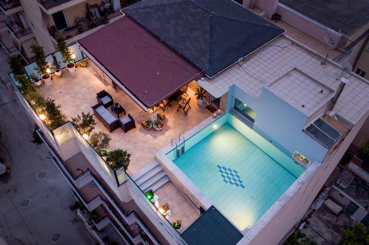 Appartamento Luxury Penthouse With Private Pool Preveza Esterno foto