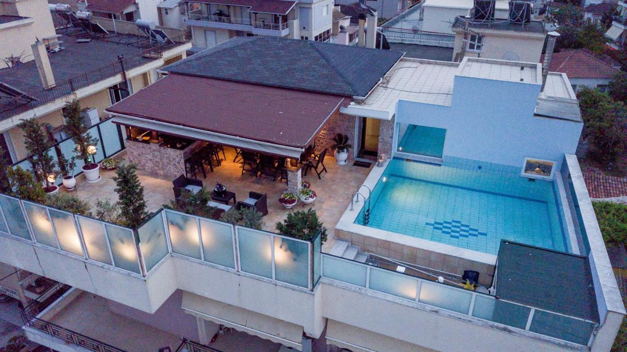 Appartamento Luxury Penthouse With Private Pool Preveza Esterno foto